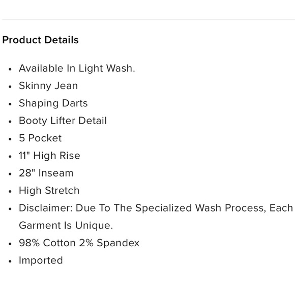 FASHIONNOVA Ivy Super Soft Booty Lifter Skinny Jeans - Picture 5 of 6